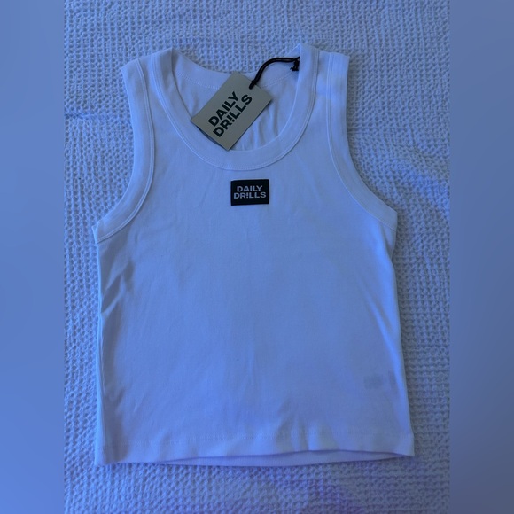 Daily Drills Tops - Logo Ribbed Tank!